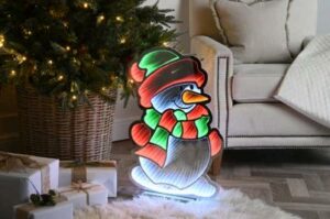 Infinity Light - Snowman Figure 60cm