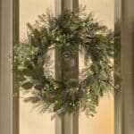 26 inch Mistletoe Pine Pre-Lit Wreath battery operated for sale at Christmasland.ie in Dublin 14. Shop sale now