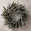26 inch Wreath Winter Woodland with 50 Warm White LED with Pine Cones and 8 functions, battery operated for sale at Christmasland.ie in Dublin 14, Ireland. Shop sale now