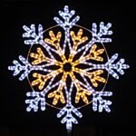 Shop Outdoor Snowflake Christmas Motif Lights in Ireland from Christmasland.ie
