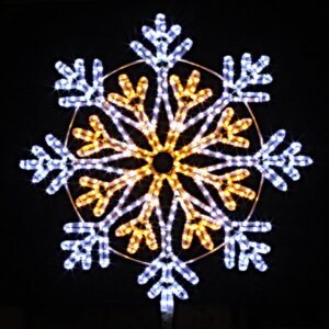 XP Snowflake Christmas Motif Lights – Set of 2