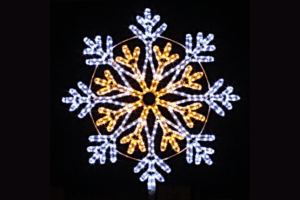 XP Snowflake Christmas Motif Lights – Set of 2