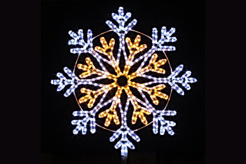 Shop Outdoor Snowflake Christmas Motif Lights in Ireland from Christmasland.ie