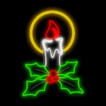 Browse and shop for Wall mounted or hanging coloured outdoor christmas light motifs from Christmasland, Dublin, Irealnd. Front angle picture