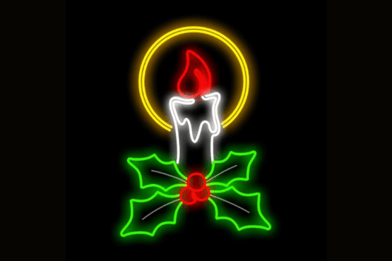 Browse and shop for Wall mounted or hanging coloured outdoor christmas light motifs from Christmasland, Dublin, Irealnd. Front angle picture