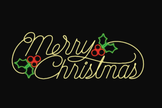 Merry Christmas motif light for sale from Christmasland.ie in Ireland