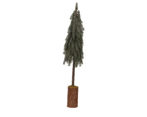 78cm Icy Frost small artificial Christmas Tree on wooden base
