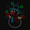 Snowman Xmas motif lights on sale in Ireland from Christmasland.ie - Ireland's favourite destination for Christmas shopping in Dublin. Fast delivery across Ireland