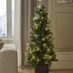 Best Pre-lit Small 4.5ft Brazil pine artificial Christmas Tree for sale from CHristmasland Ireland. Fast delivery