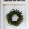 Glinton Wreath with Berries and Pine Cones for sale at Christmasland.ie in Ireland best Christmas shop.