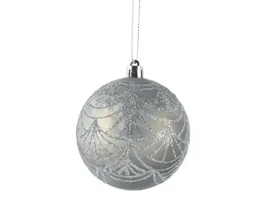 8cm Ice Lacquer Bauble