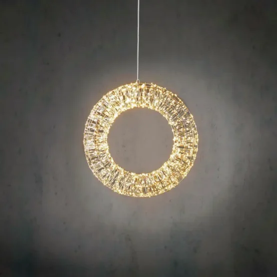 Buy 45cm Illuminated Christmas Wreath LED Warm White from Christmasland. Best Christmas Shop in Dublin