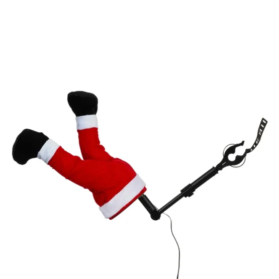 Buy animated Santa legs red -UK adapter available now to shop At Christmasland.