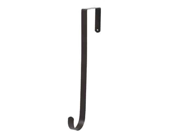 28cm Brown Iron Door Wreath Hanger – Traditional Christmas Decoration