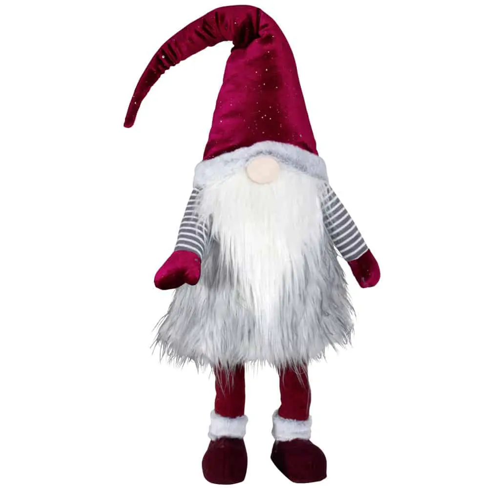 Wobbling Gnome Light Grey 65cm - Christmas decorations for sale Dublin
