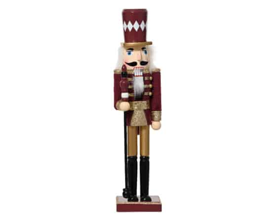 38cm Nutcracker Pinewood