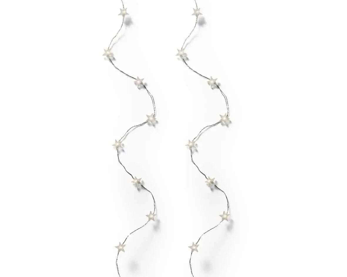 100 Micro LED Warm White Star Lights for sale at Christmasland Dublin Ireland