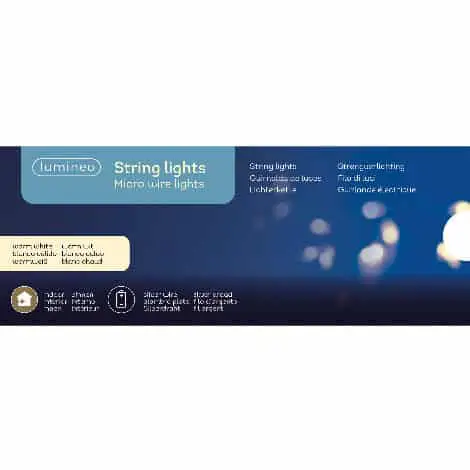 Micro LED string steady Christmas Lights - Image 4