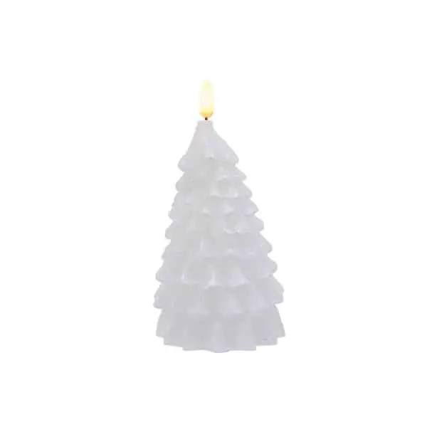 LED White Wax Tree Chandle - Christmas Decorations For Sale Dublin