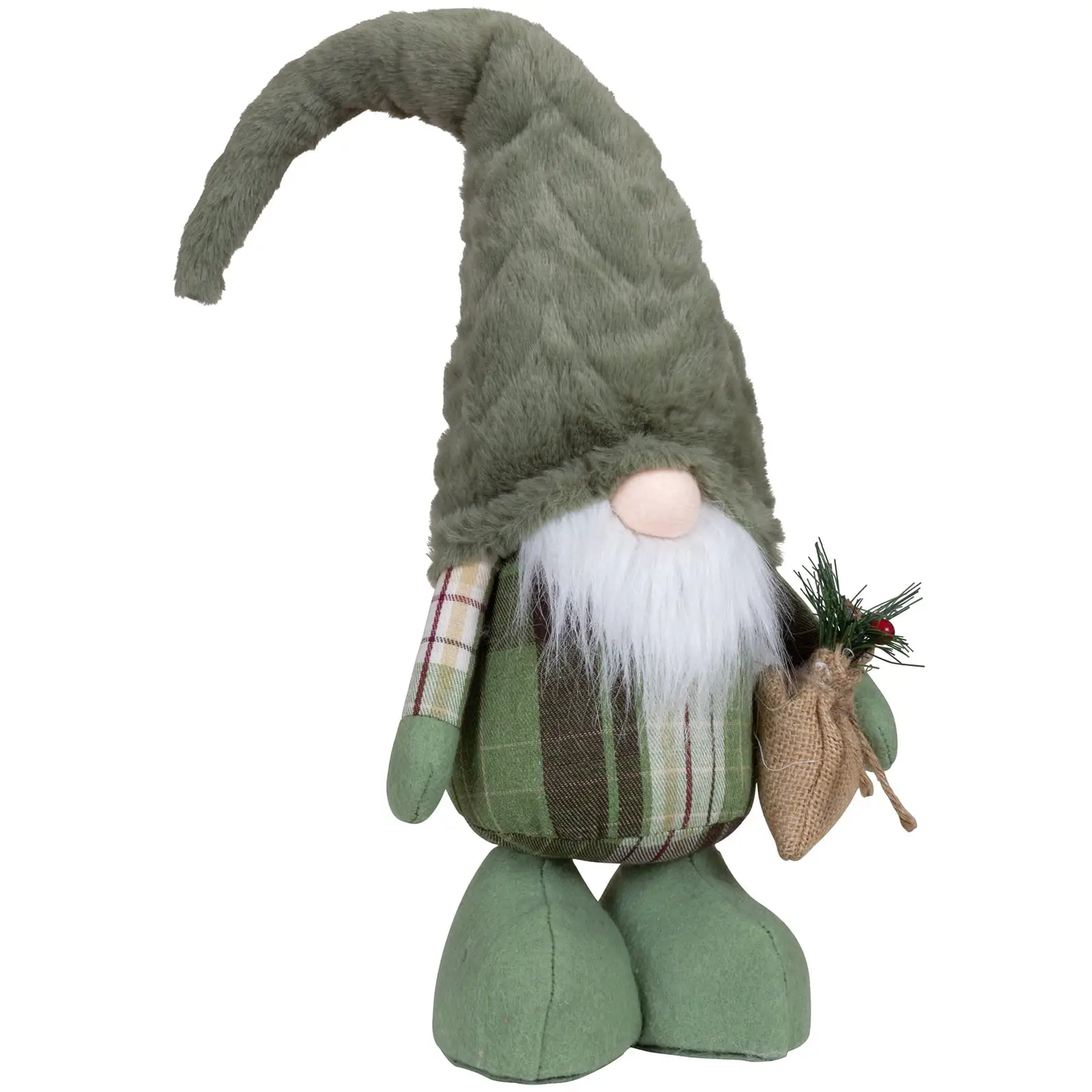 Standing Plush Gnome Grey 56cm - Image 2