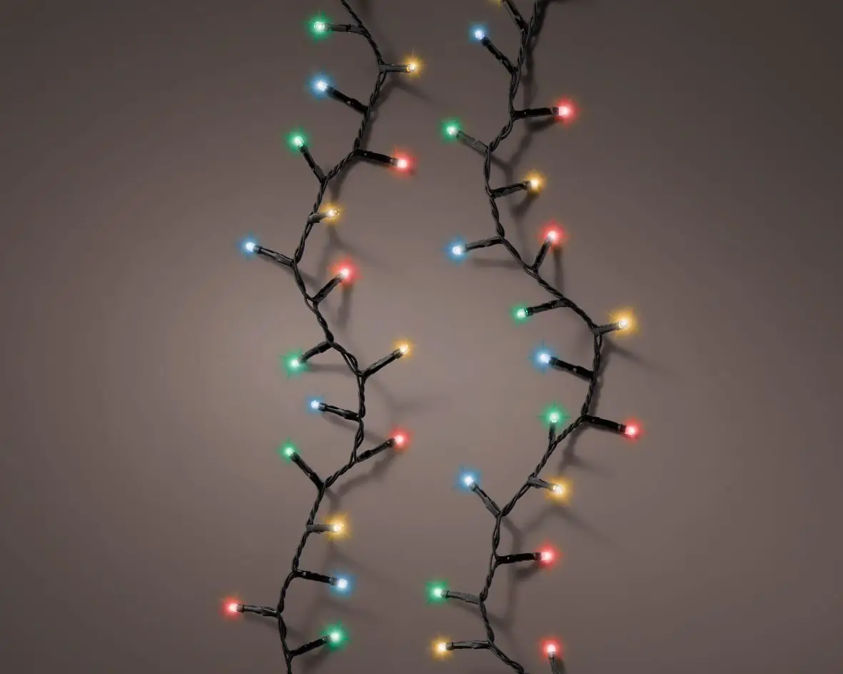 Durawise 600 XL compact LED multicoloured battery operated Xmas Lights for sale at Christmasland Dublin Ireland