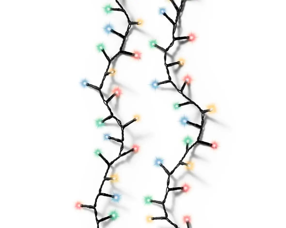 Durawise 600 XL compact LED multicoloured battery operated Xmas Lights for sale at Christmasland Dublin Ireland