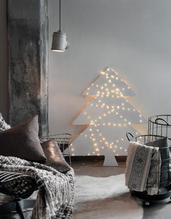 12m Micro LED string lights for decorating Christmas unlit garlands, wreaths and more. Christmasland, Dublin, Ireland