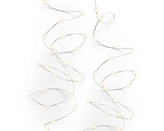 12m Micro LED string lights for decorating Christmas unlit garlands, wreaths and more. Buy from Christmasland