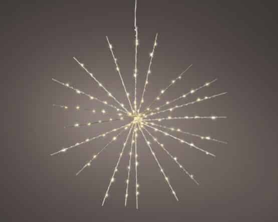 Micro LED Polestar Gold frame Warm white LED lights for sale from Christmasland. You local Irish shop