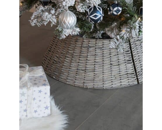Buy 70cm Grey Willow Christmas Tree Skirts from Christmasland Dublin