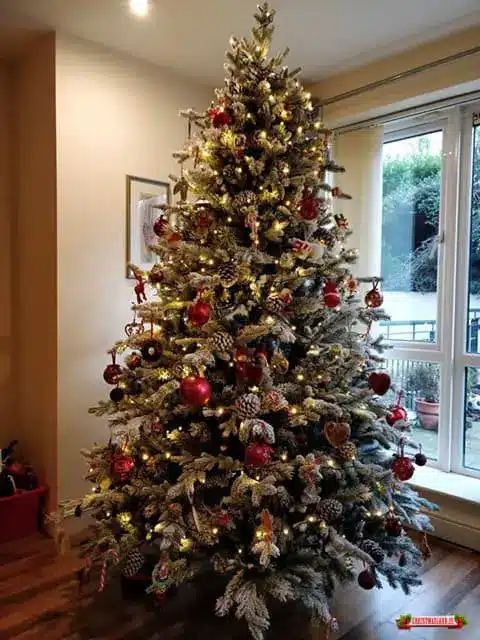 7.5 Snowy Waterford Artificial Christmas Tree Lifestyle - Xmas Trees For Sale Dublin