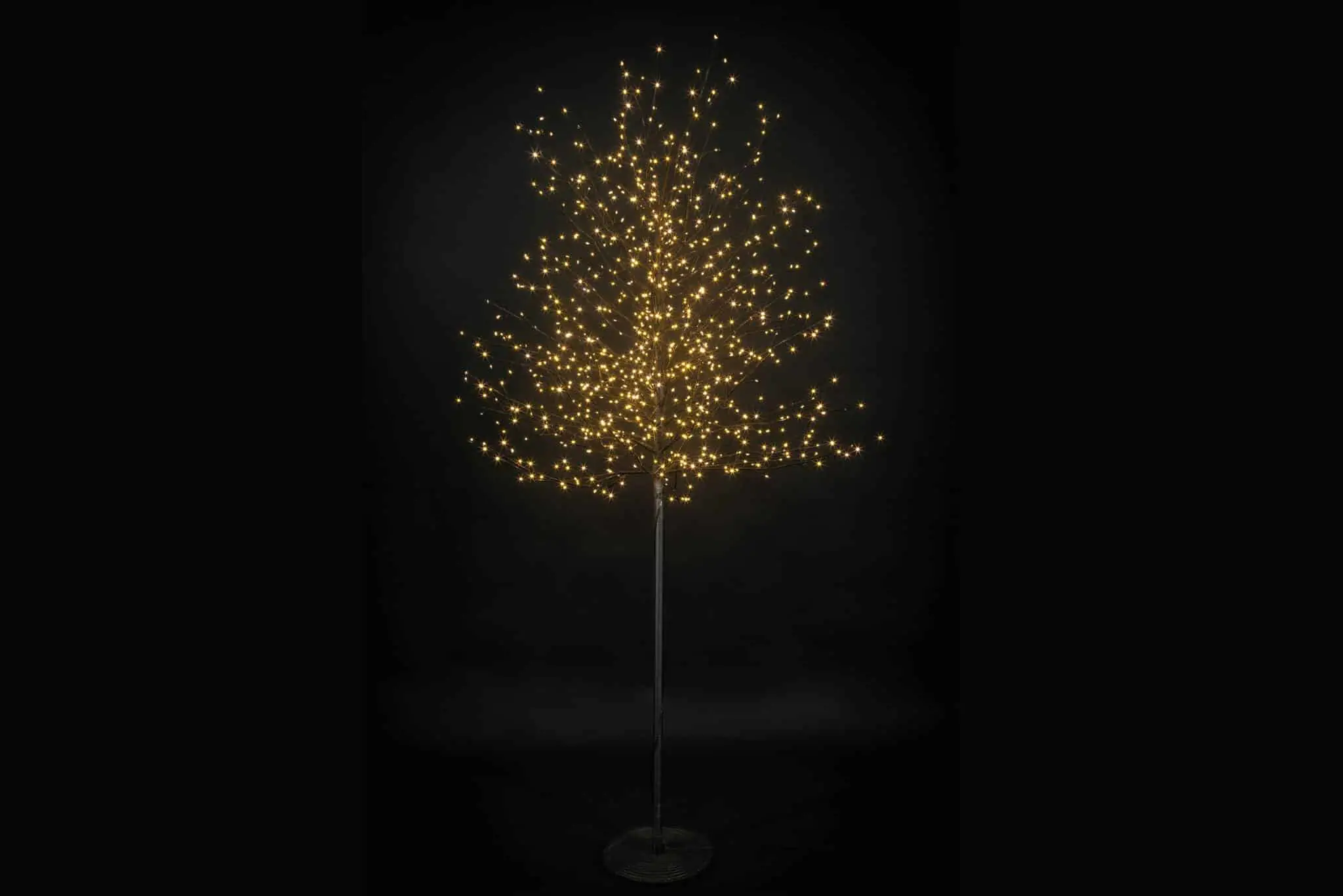 Fausto Black LED Artificial Christmas Tree - Christmas Trees For Sale in Ireland