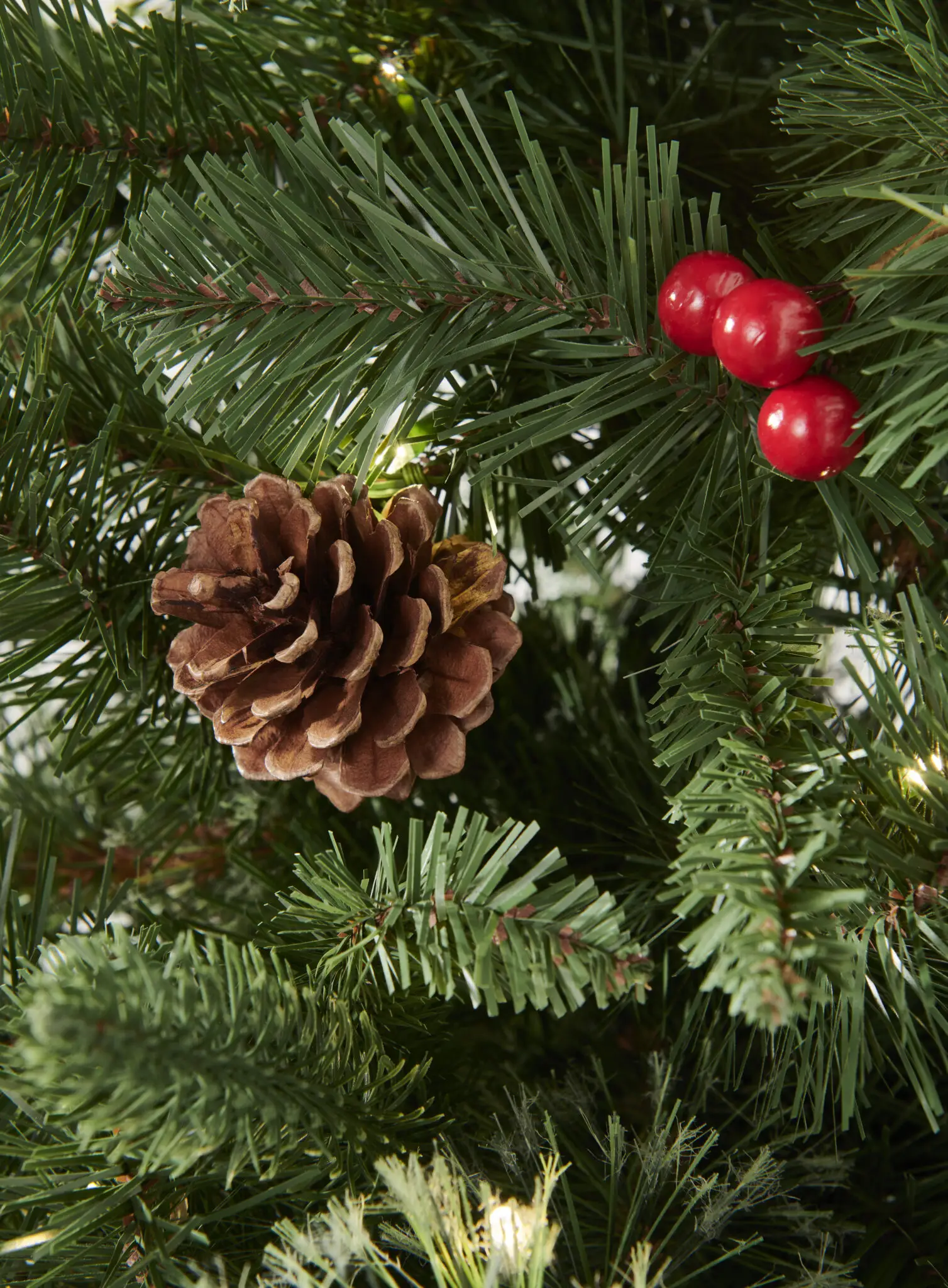 Best Pre-lit Small 4.5ft Brazil pine artificial Christmas Tree for sale from CHristmasland Ireland. Fast delivery