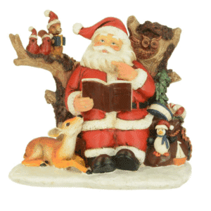 Browse & buy Santa reading under tree christmas figurine from Christmasland, Dublin 14, Ireland. Find unique and premium Christmas decorations.