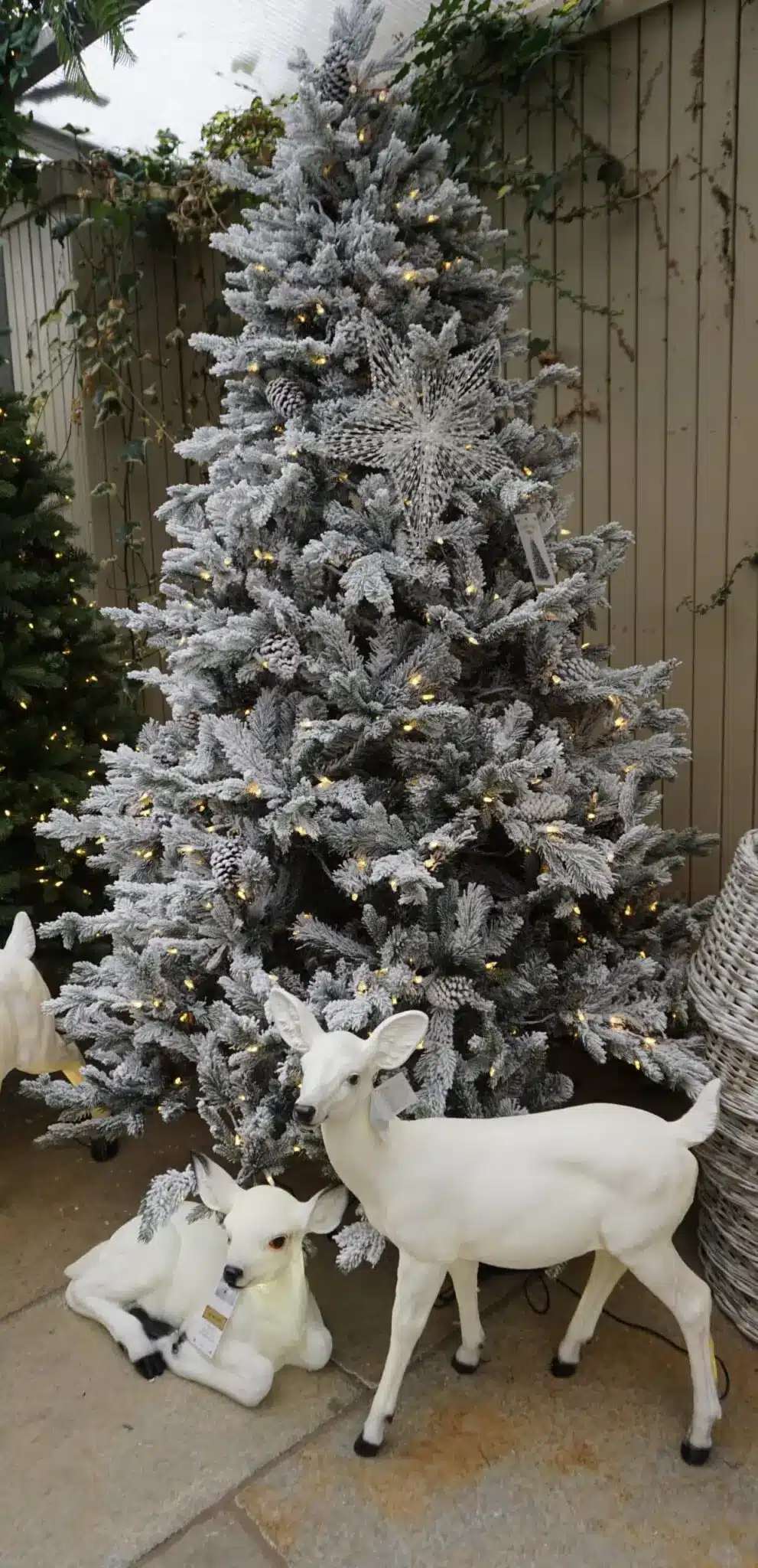 Snowy Waterford Pine Pre-Lit Artificial Christmas Tree - Christmas Trees For Sale Dublin