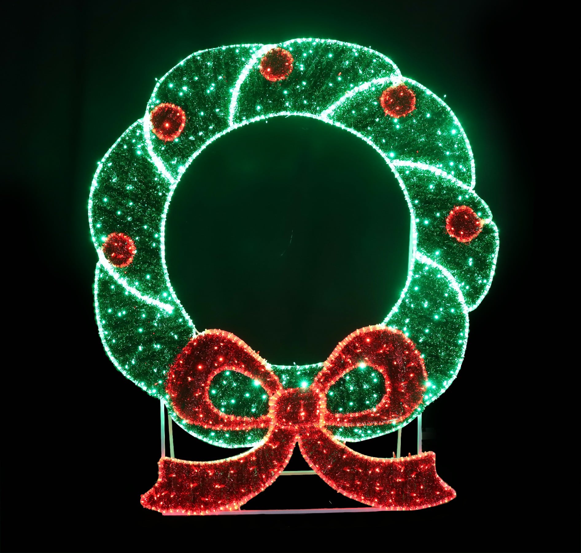 180cm Photo Opportunity Lit Wreath