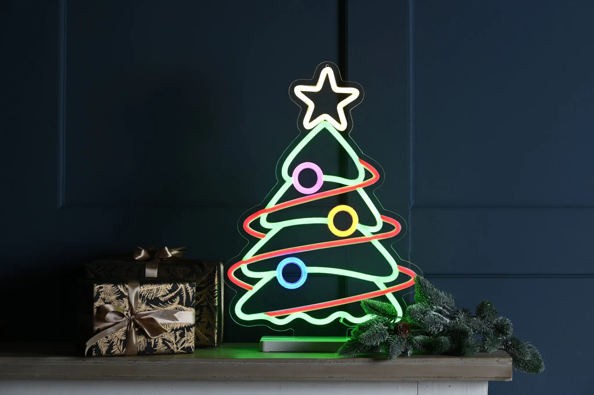 Buy Neon multicoloured Christmas Tree