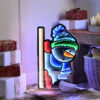 Buy Festive outdoor Christmas lights from Best Christmas shop in Dublin. Waving Snowman with blue Scarf for sale in Ireland