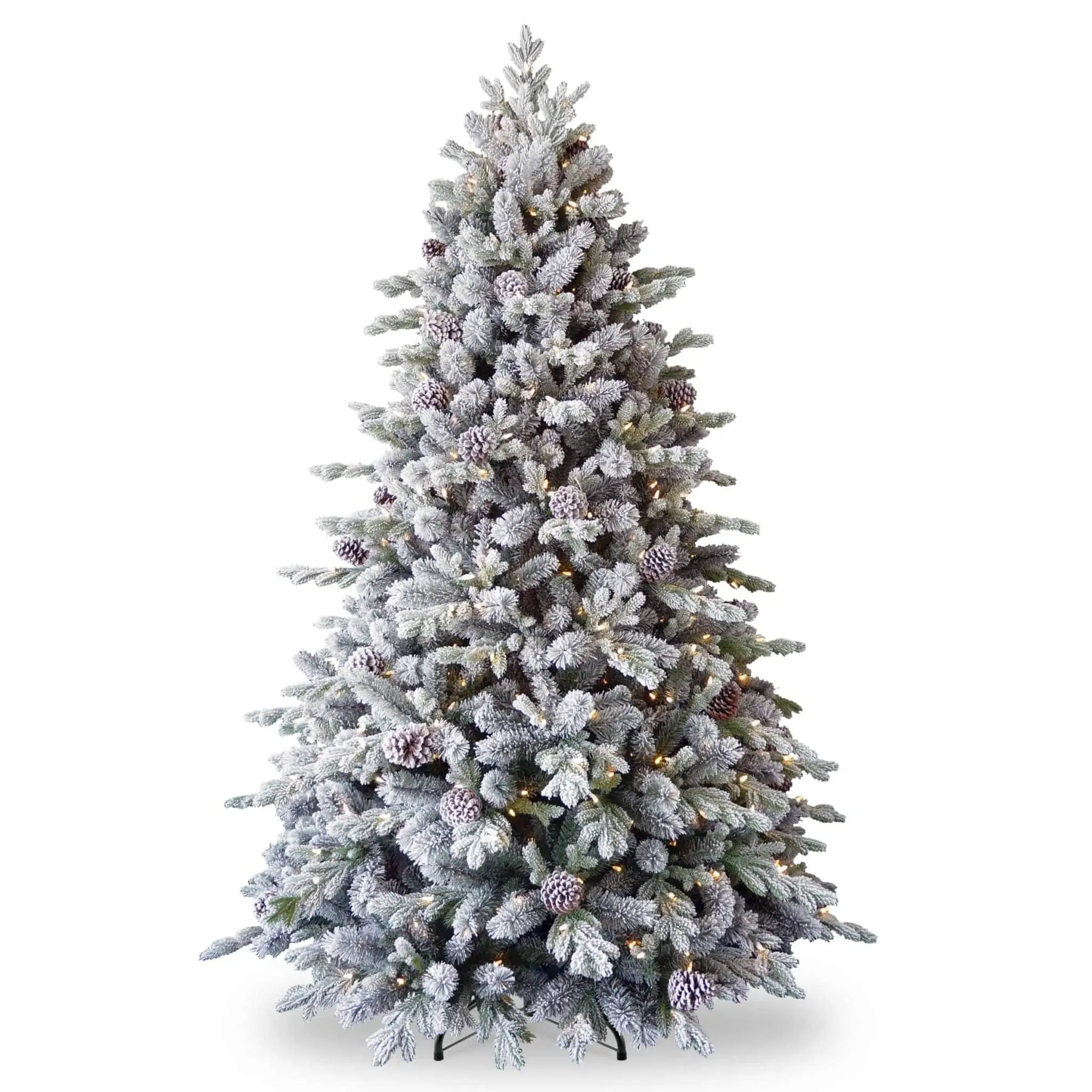 Snowy Waterford Pine Pre-Lit Artificial Christmas Tree - Christmas Trees For Sale Dublin Ireland