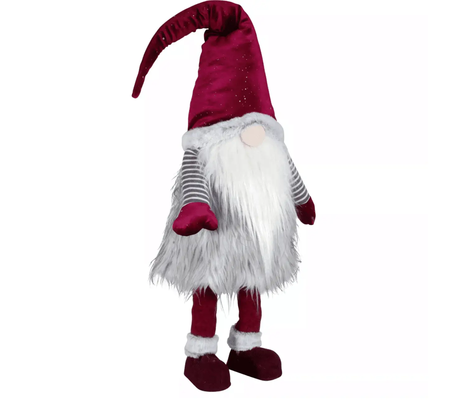 Wobbling Gnome 65cm Light Grey - Christmas decorations for sale Dublin