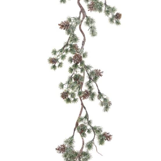 Buy Snowy mini pine cone garland 175cm from Christmasland, Dublin 14