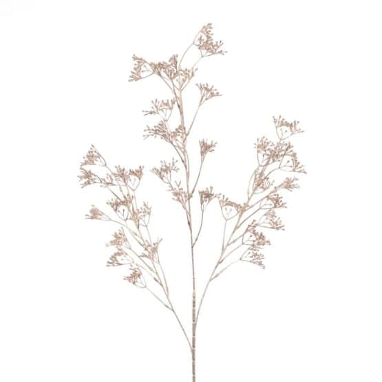 Buy Champagne Metallic Skimmia Berry artificial spray 99cm from Christmasland.ie