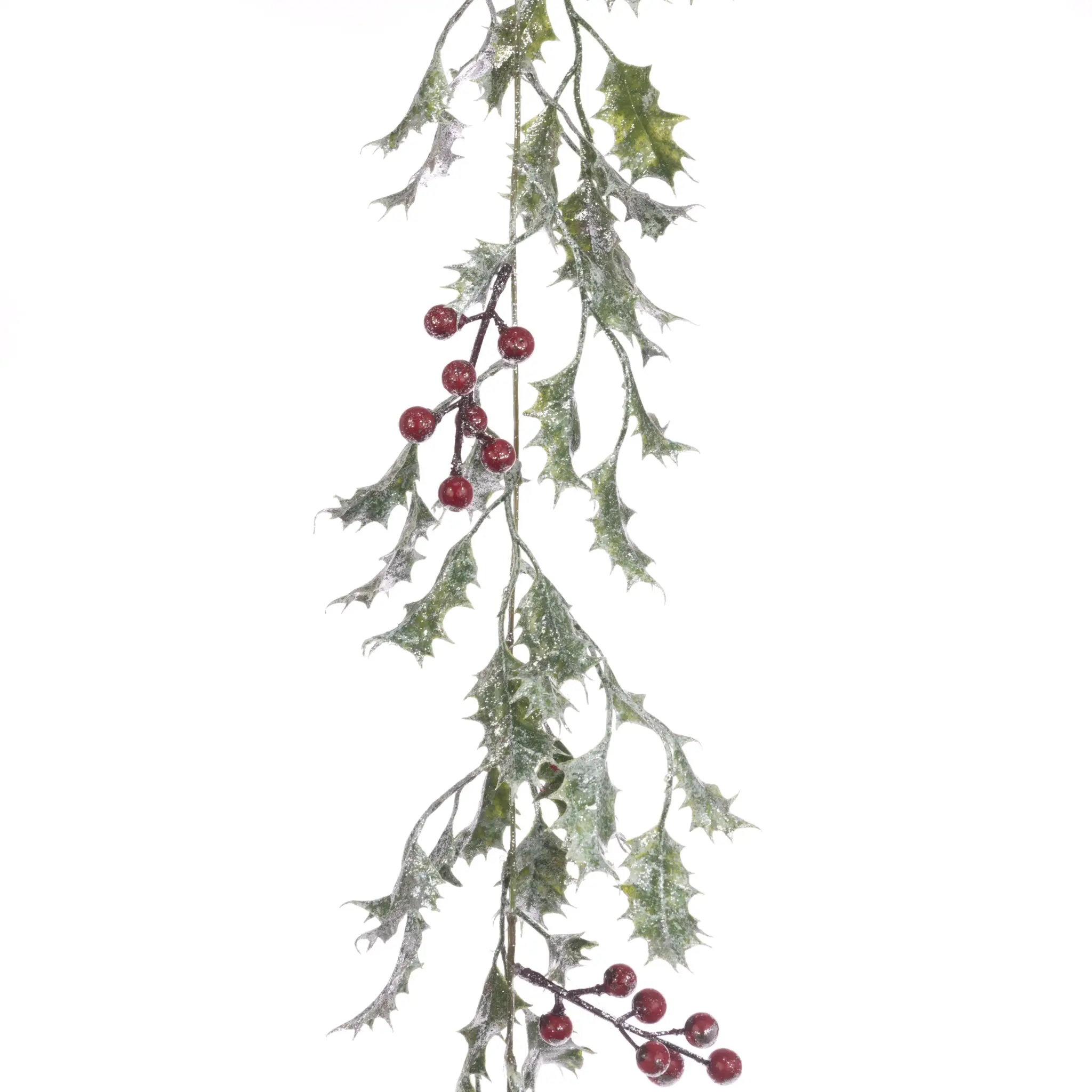 *Not for Online* -180cm Sparkle Holly Garland