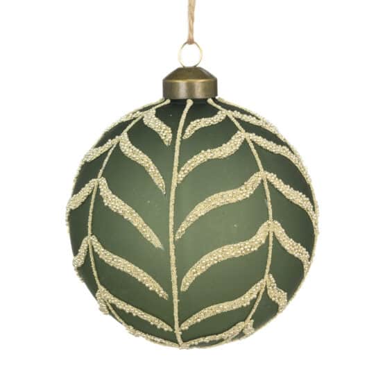 10cm Glass Noa Bauble