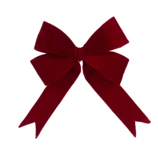 Browse and shop Limited edition Red Velvet Wired Christmas Bow from Christmasland.ie. Trusted Christmas shop near me