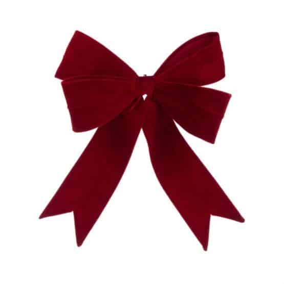 Browse and shop Limited edition 48cm Red Velvet Wired Christmas Bow from Christmasland.ie. Trusted Christmas shop near me