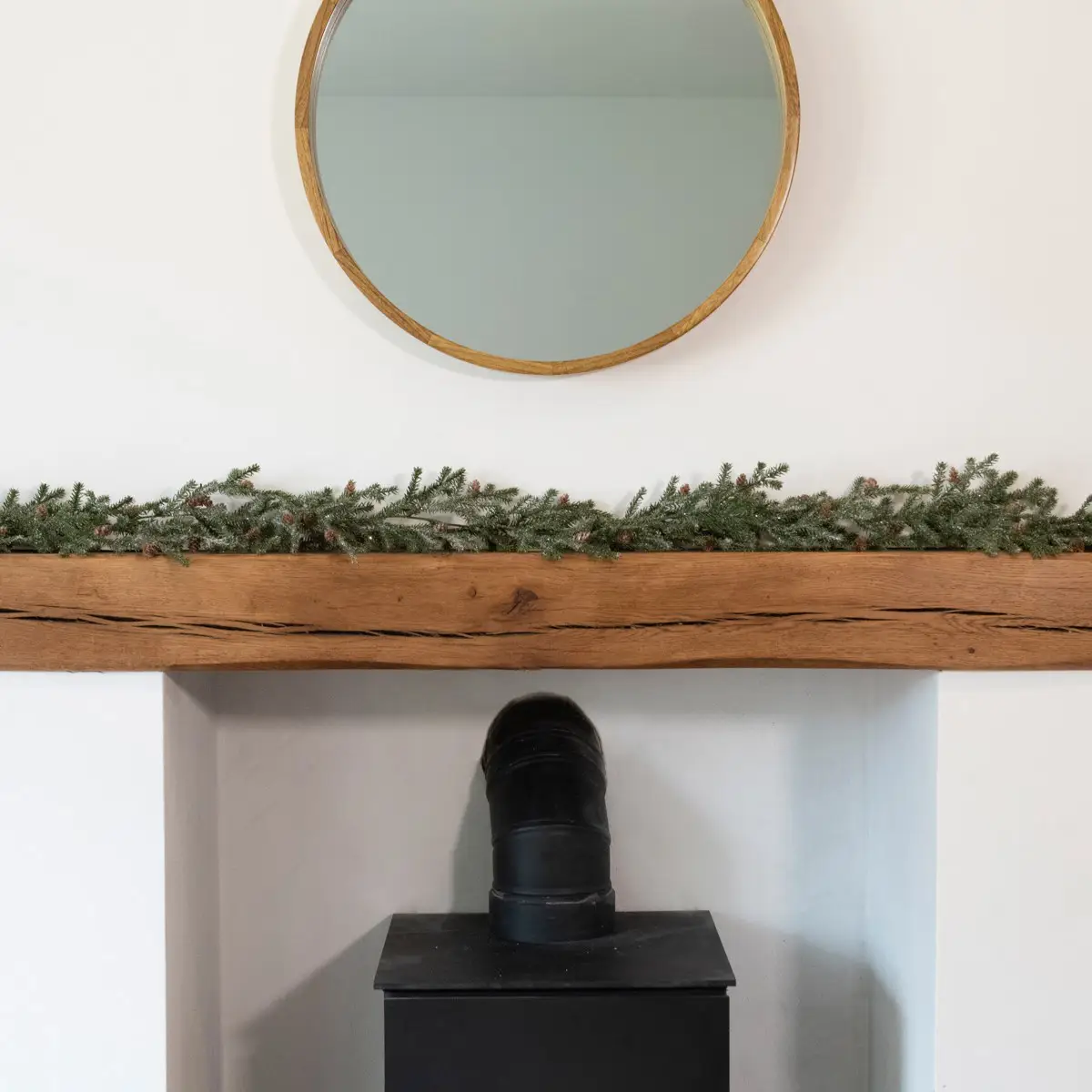 6ft Frosted Teardrop Garland - Christmas Garlands for Sale in Ireland