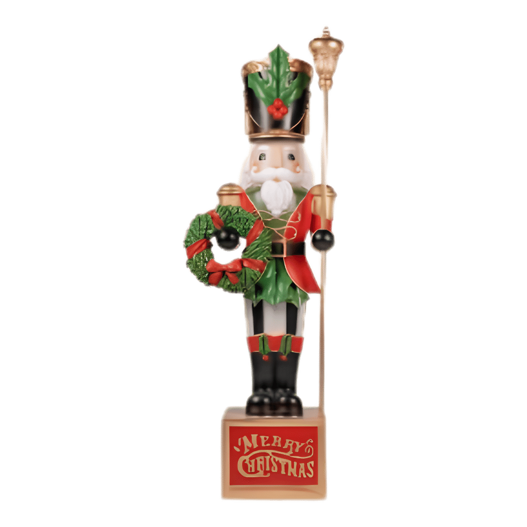 180cm Nutcracker with Merry Christmas base & LED for sale in Dublin