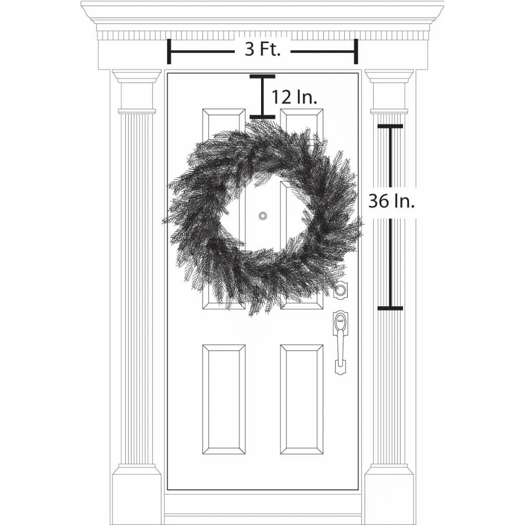 36" wreath