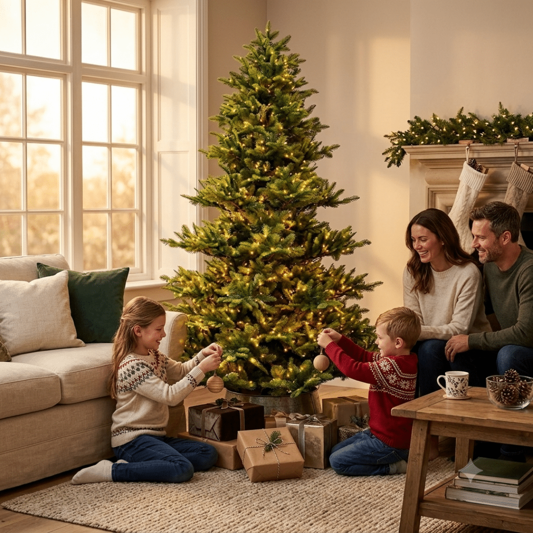 Pre-Lit Iowa Narrow Artificial Christmas Tree for sale in Dublin